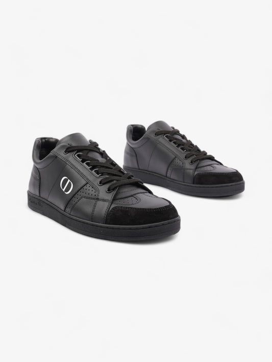 Christian Dior CD Low Top Sneakers Black / White Leather EU 38 UK 5