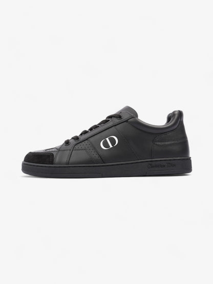 Christian Dior CD Low Top Sneakers Black / White Leather EU 38 UK 5