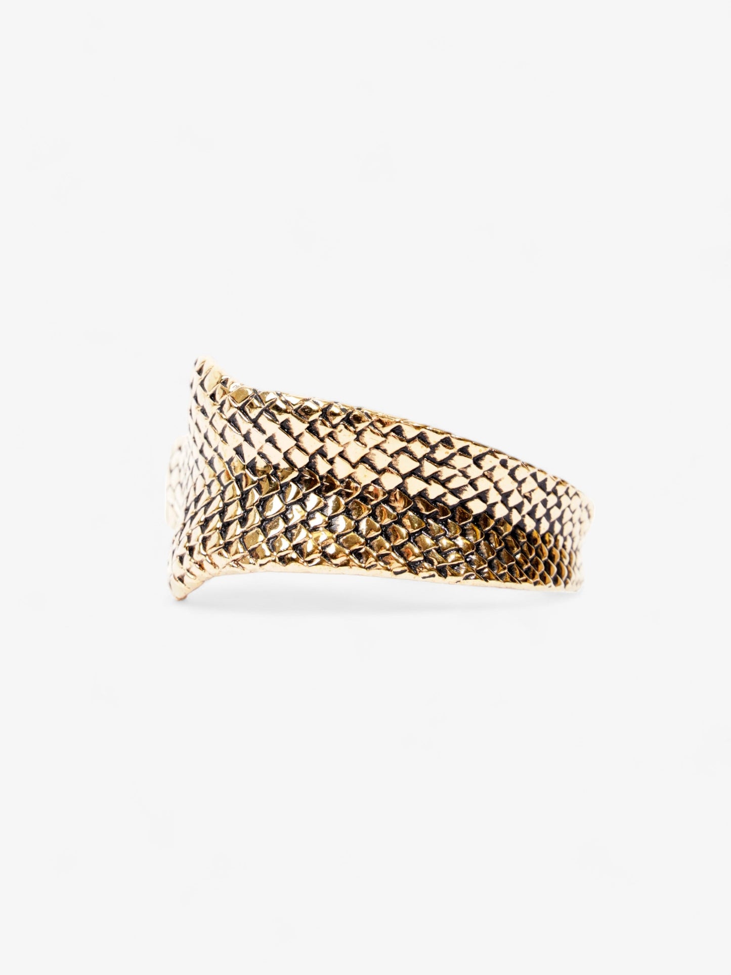 Saint Laurent Anamalier Cobra Cuff Bracelet  Gold Brass