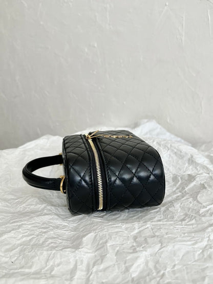 SAINT LAURENT Gaby Vanity leather shoulder bag gold hardware