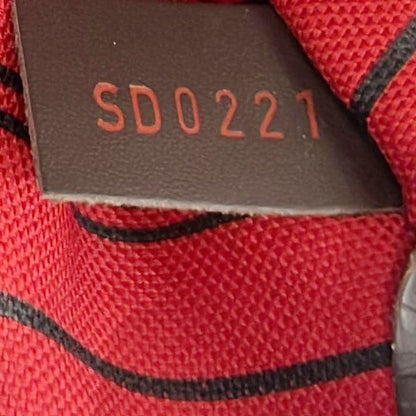 LOUIS VUITTON Neverfull MM Damier Ebene Tote Bag Brown