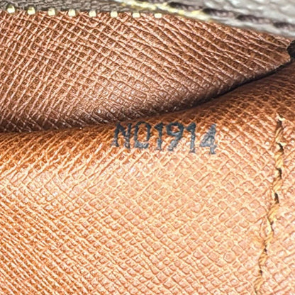 LOUIS VUITTON Papillon 30 Monogram Canvas Satchel Bag Brown
