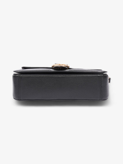 Coach Georgie Crossbody Black Grained Leather