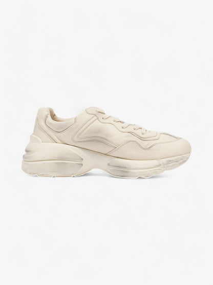 Gucci Rhyton 'Mouth" Sneakers Beige  / Red / Black Leather EU 42.5 UK 8.5