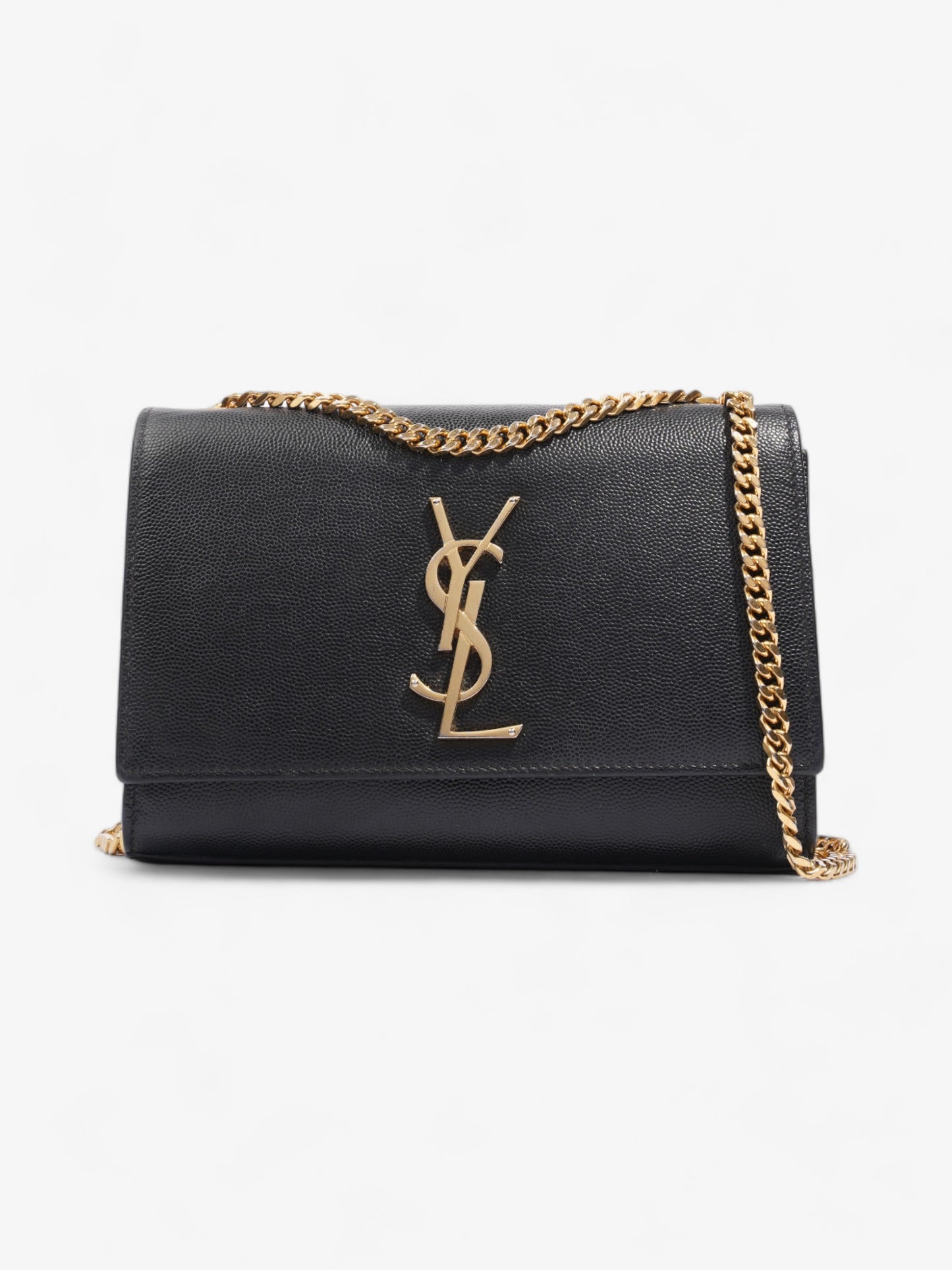 Saint Laurent Kate Black Leather Small