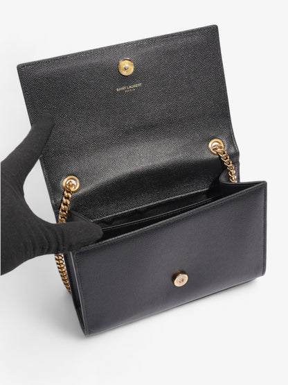 Saint Laurent Kate Black Leather Small
