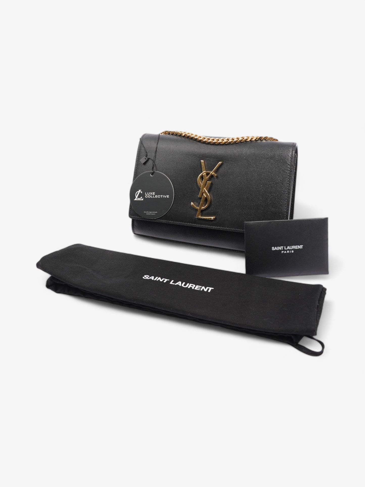 Saint Laurent Kate Black Leather Small