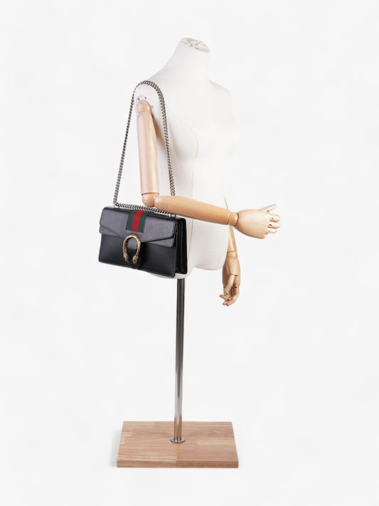 Gucci Dionysus Black / Red / Green Leather Small