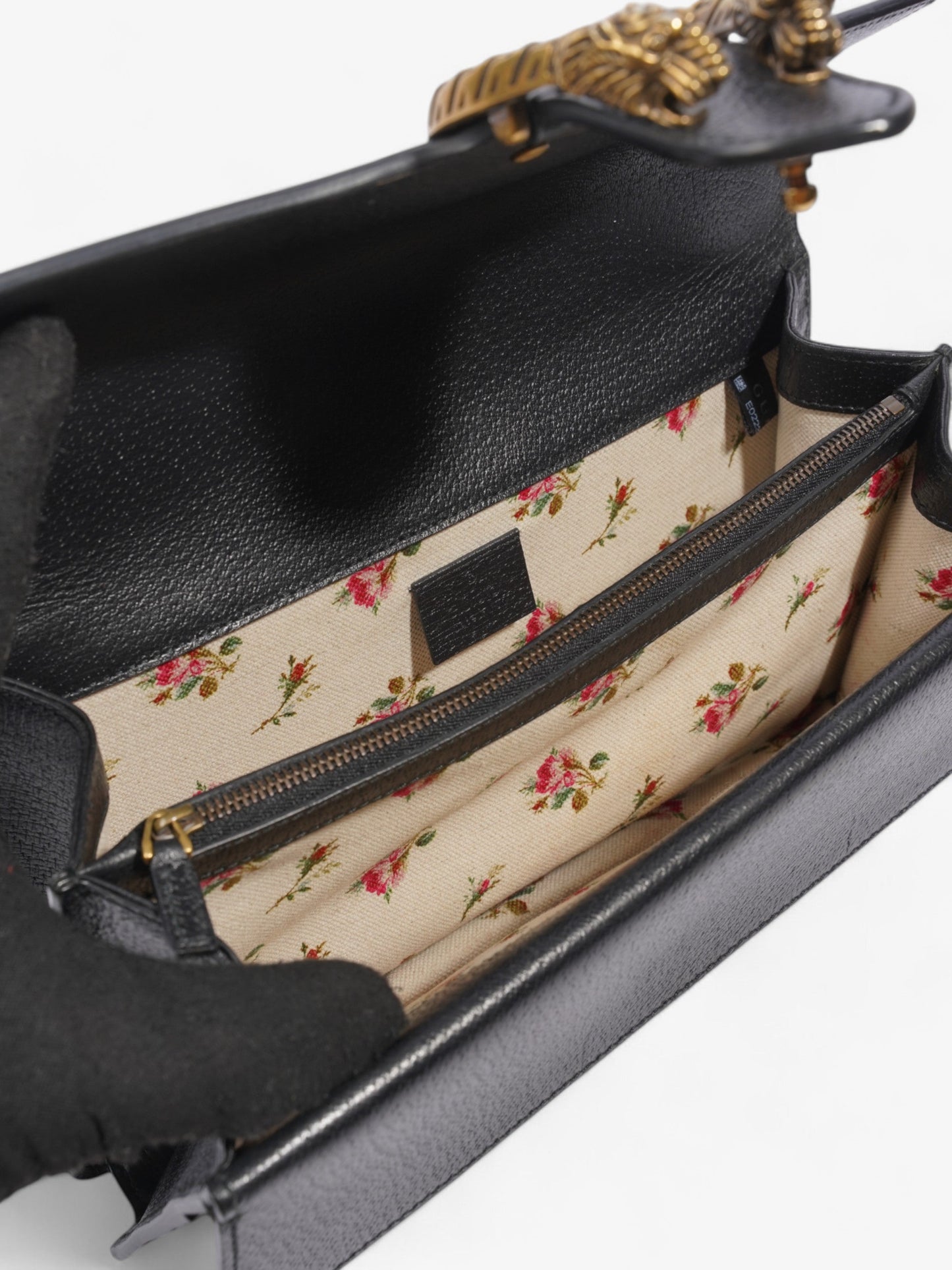 Gucci Dionysus Black / Red / Green Leather Small
