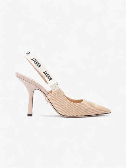 Christian Dior J'Adior Heel 100 Nude Cotton EU 38 UK 5