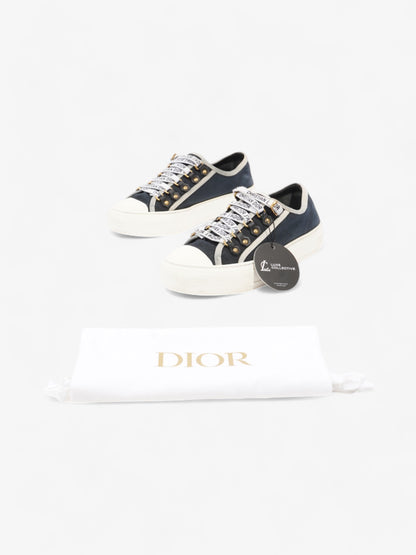 Christian Dior Walk'n'Dior Sneaker Navy / White Canvas EU 37 UK 4