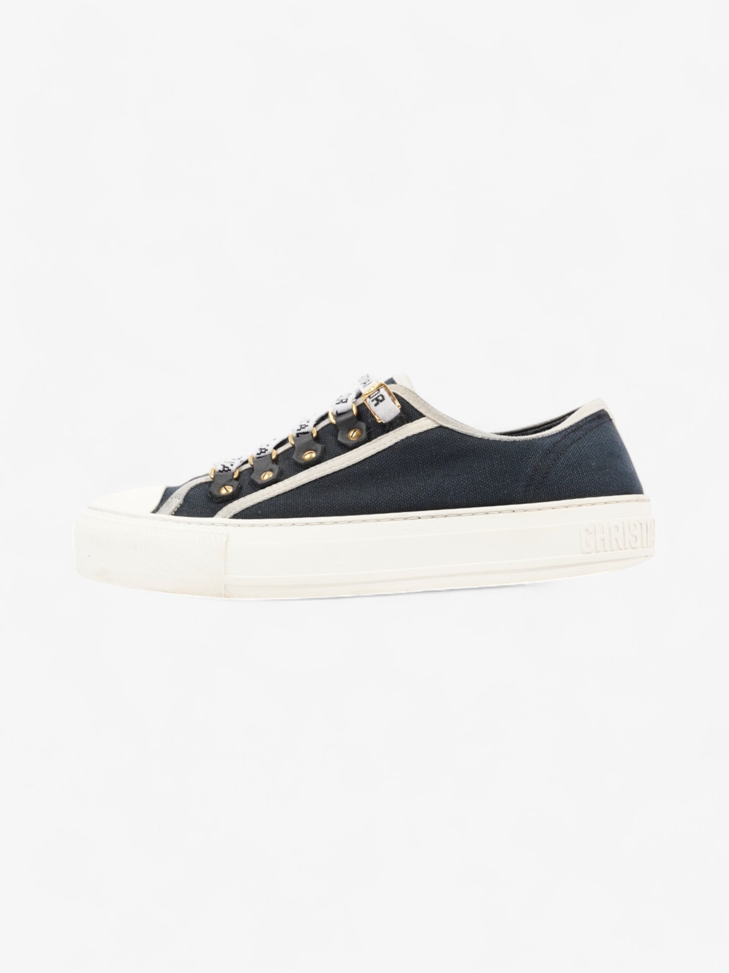 Christian Dior Walk'n'Dior Sneaker Navy / White Canvas EU 37 UK 4