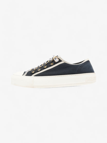Christian Dior Walk'n'Dior Sneaker Navy / White Canvas EU 37 UK 4