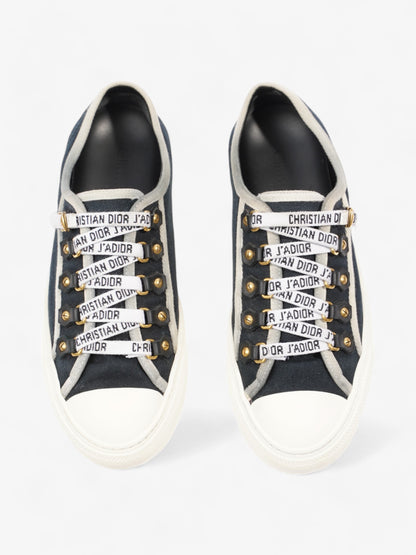 Christian Dior Walk'n'Dior Sneaker Navy / White Canvas EU 37 UK 4