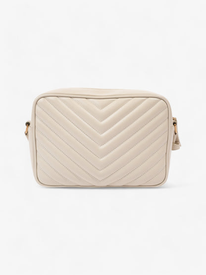Saint Laurent Lou Camera Bag Cream Matelasse Leather Medium