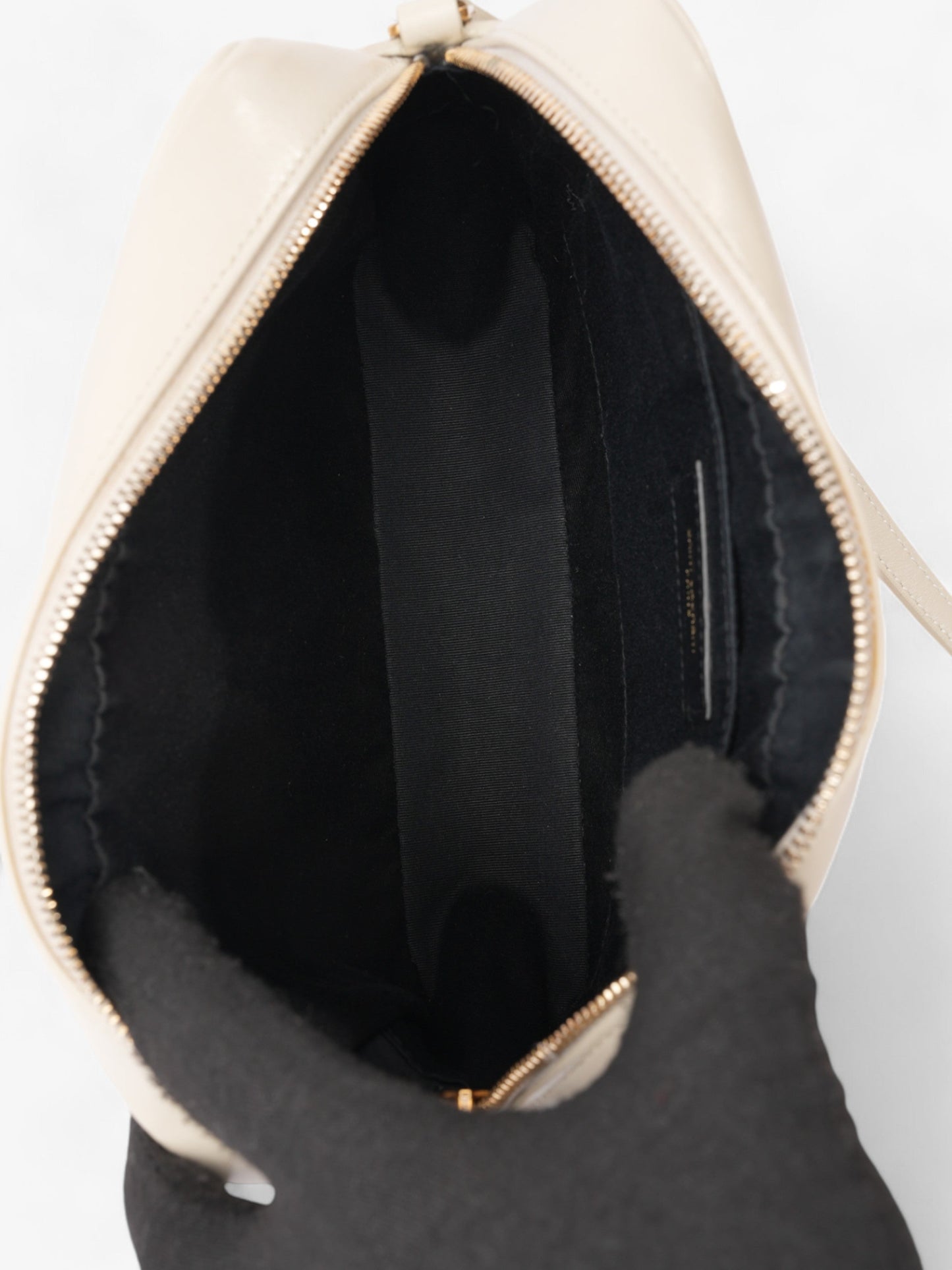 Saint Laurent Lou Camera Bag Cream Matelasse Leather Medium