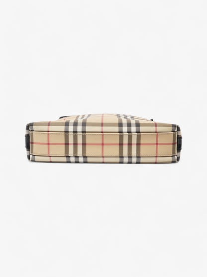 Burberry Vintage Shoulder Bag Nova Check / Black Canvas