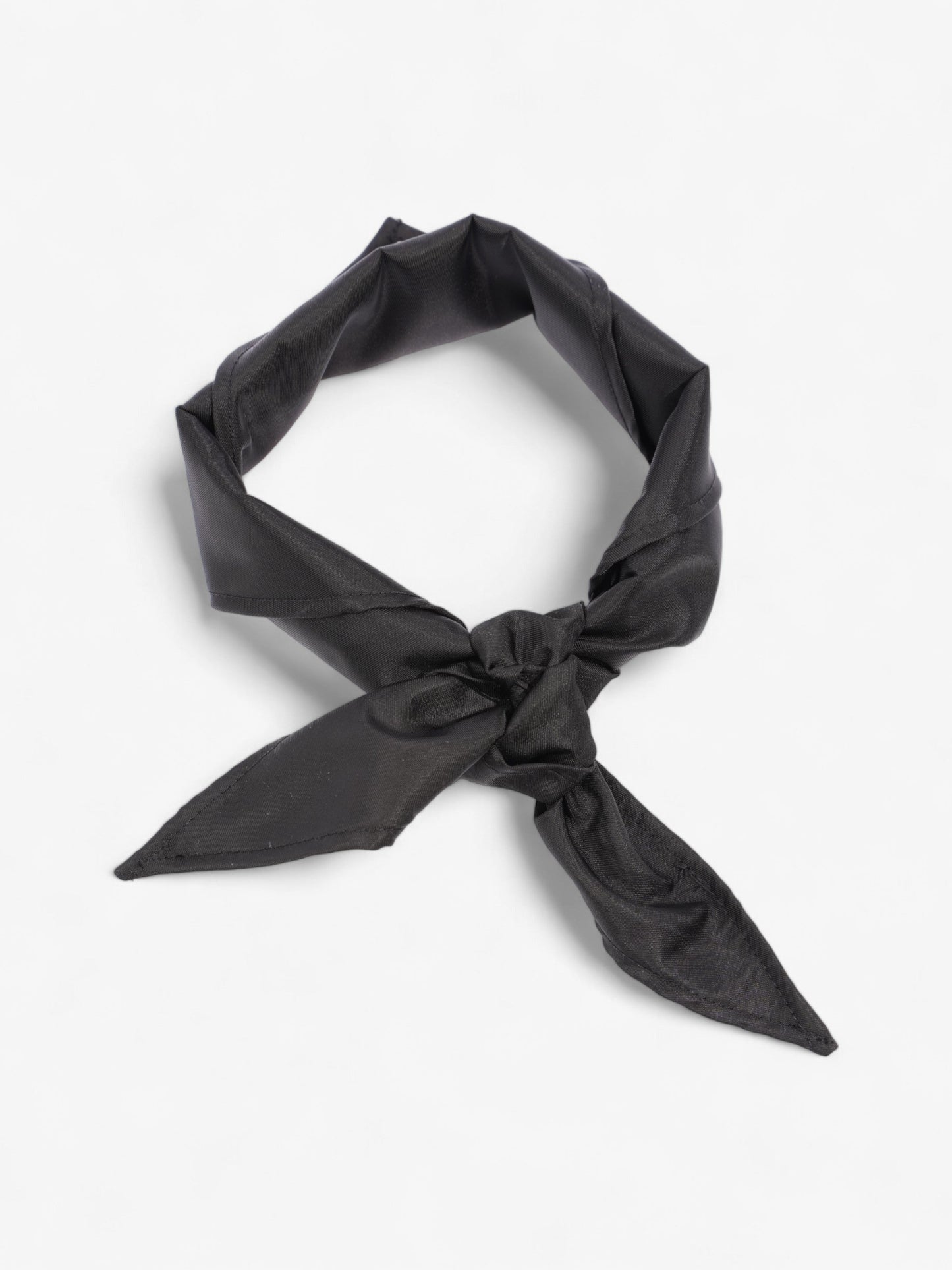 Prada Triangle Logo Bandana Black Re Nylon