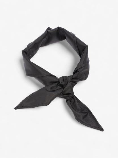 Prada Triangle Logo Bandana Black Re Nylon