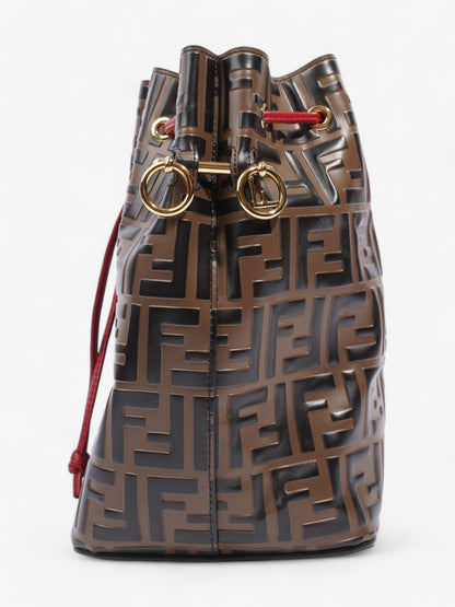 Fendi Bucket Bag Brown / Black Leather