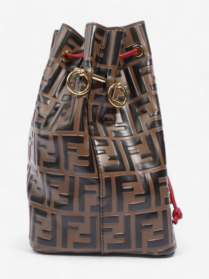 Fendi Bucket Bag Brown / Black Leather