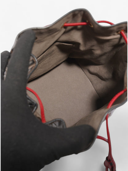 Fendi Bucket Bag Brown / Black Leather