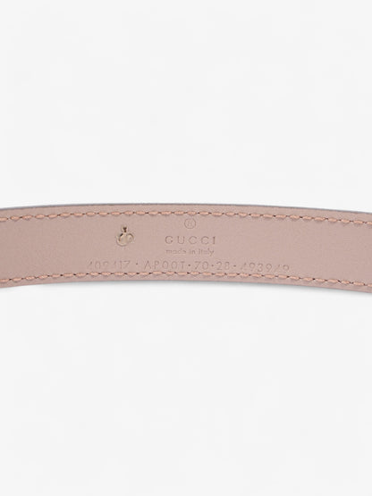 Gucci GG Marmont Thin Belt Dusty Pink / Gold Leather 70cm / 28"