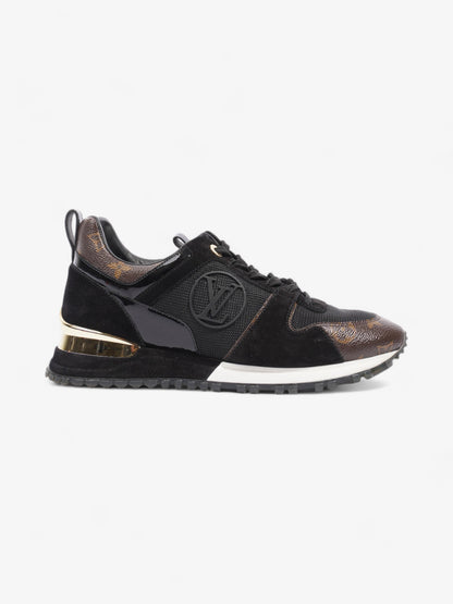Louis Vuitton Run Away Sneakers Black / Monogram Suede EU 39 UK 6
