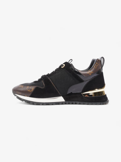 Louis Vuitton Run Away Sneakers Black / Monogram Suede EU 39 UK 6