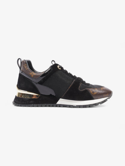 Louis Vuitton Run Away Sneakers Black / Monogram Suede EU 39 UK 6