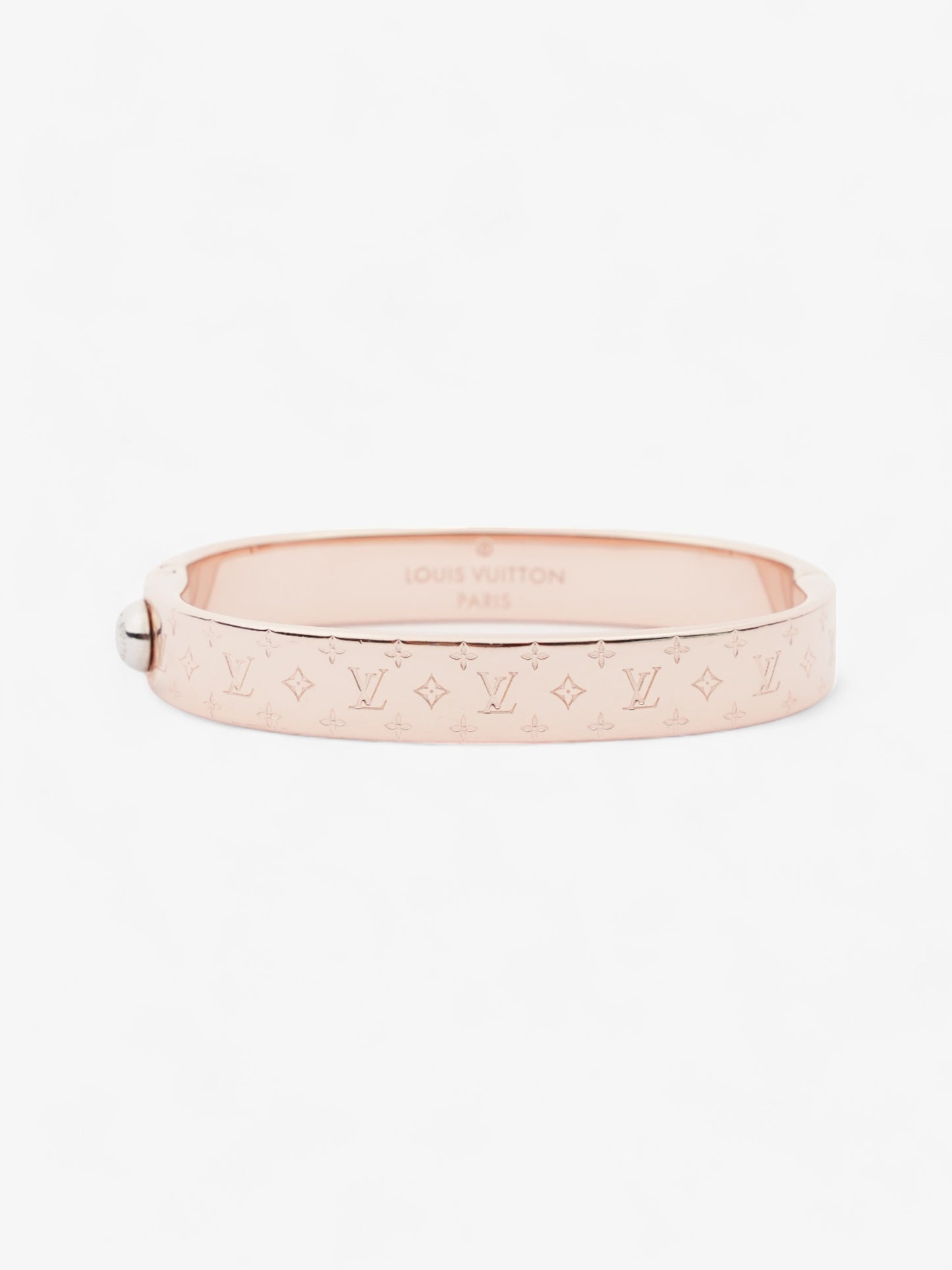 Louis Vuitton Nanogram Cuff Rose Gold Brass S