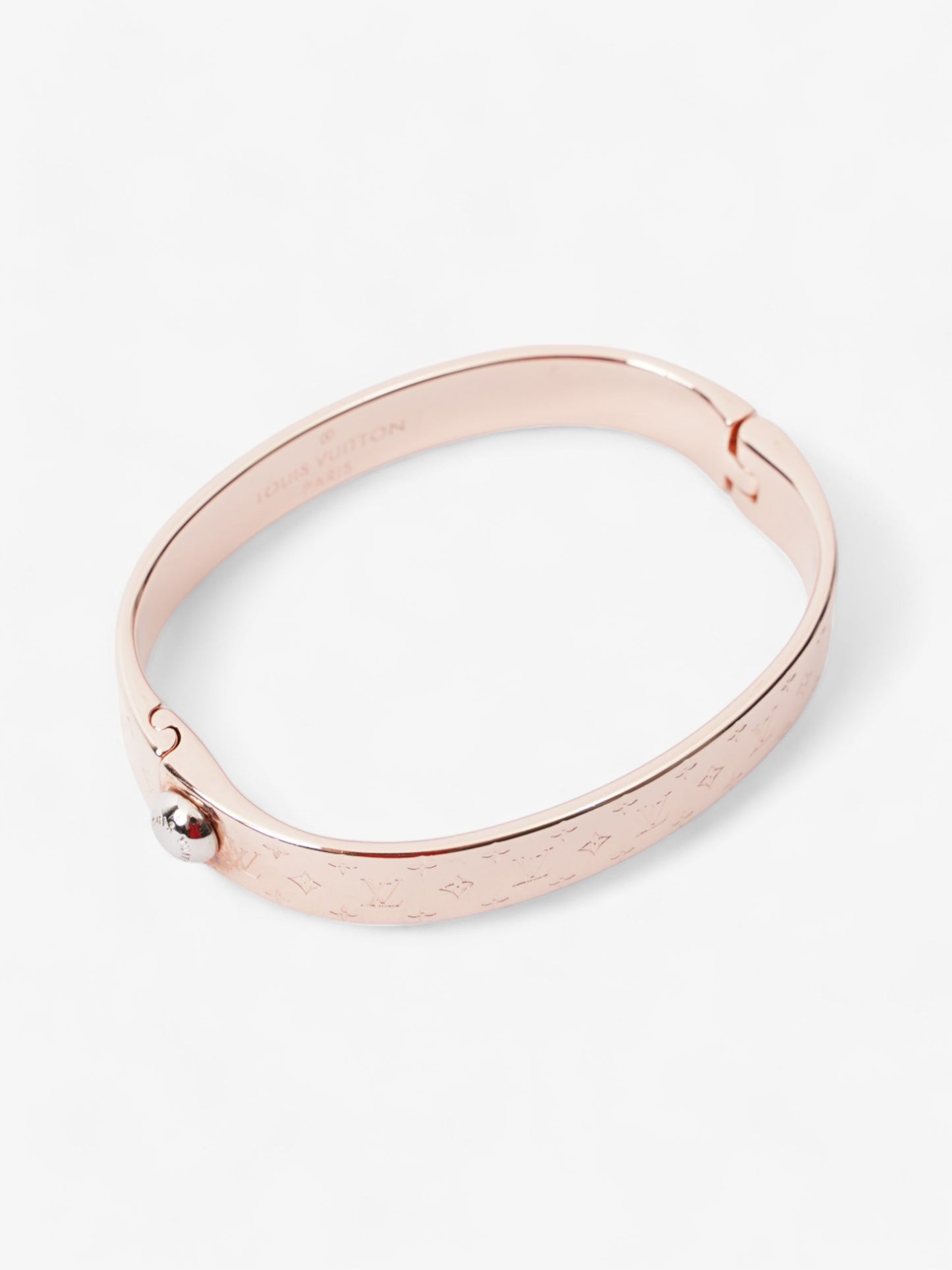 Louis Vuitton Nanogram Cuff Rose Gold Brass S