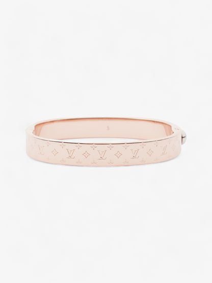 Louis Vuitton Nanogram Cuff Rose Gold Brass S