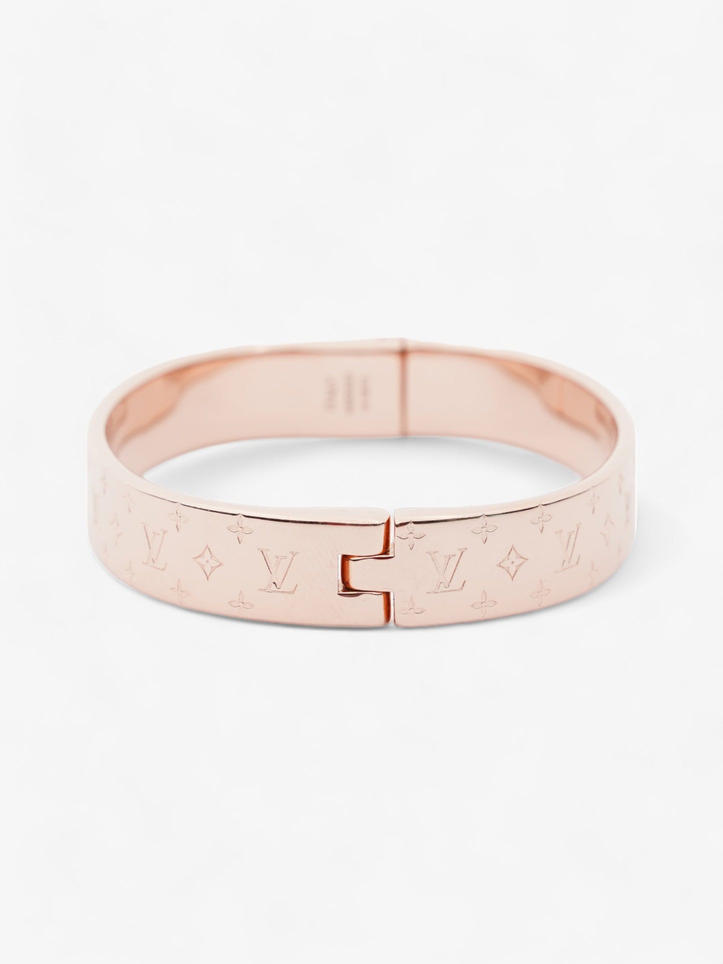 Louis Vuitton Nanogram Cuff Rose Gold Brass S