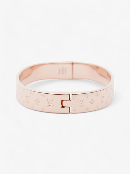 Louis Vuitton Nanogram Cuff Rose Gold Brass S