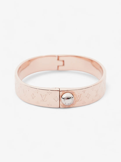 Louis Vuitton Nanogram Cuff Rose Gold Brass S