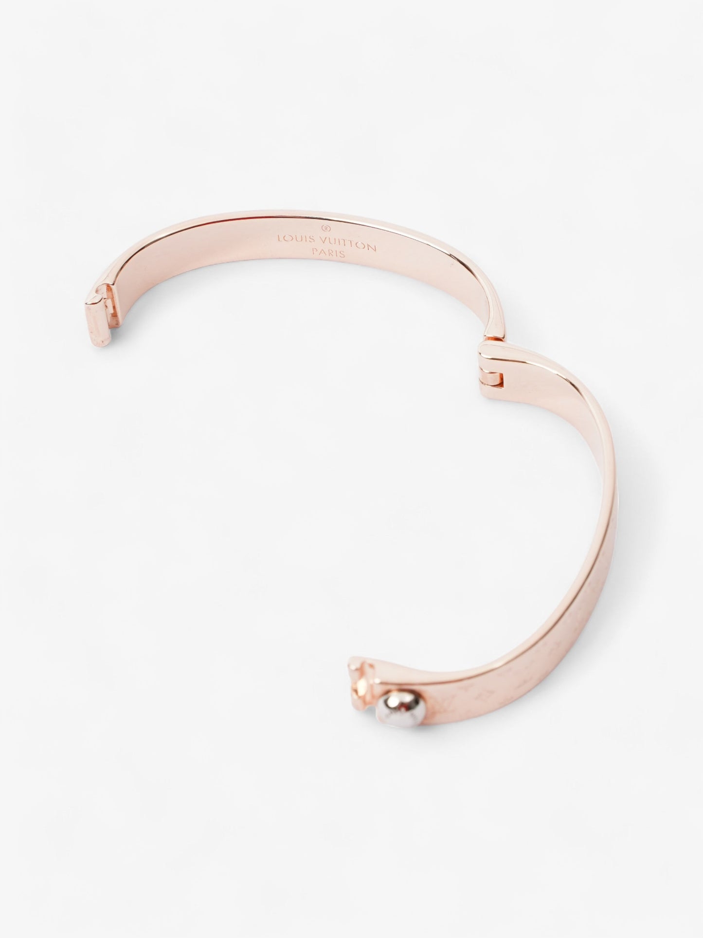 Louis Vuitton Nanogram Cuff Rose Gold Brass S