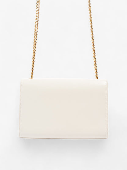 Saint Laurent Kate Bag Cream Leather Small
