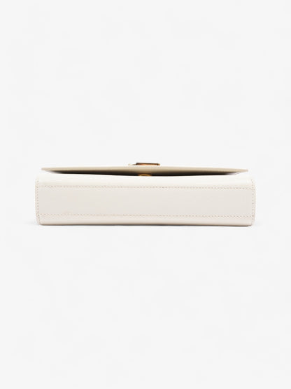 Saint Laurent Kate Bag Cream Leather Small