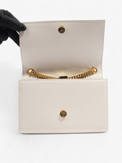 Saint Laurent Kate Bag Cream Leather Small