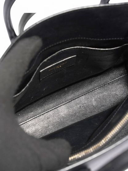 Saint Laurent Sac De Jour Black Leather Baby