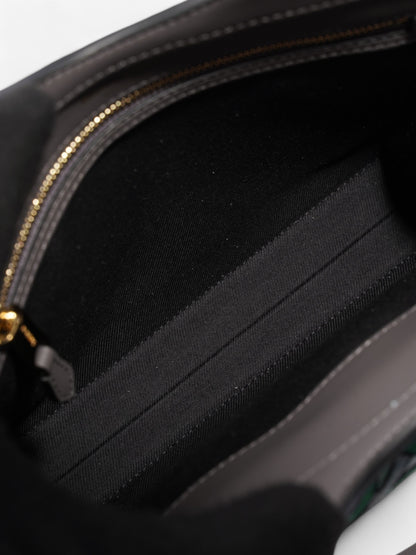 Burberry TB Pocket Bag Grey / Green Leather
