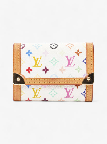 Louis Vuitton Porte Monnaie Monogram Multicolour / White Canvas