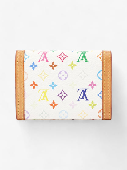 Louis Vuitton Porte Monnaie Monogram Multicolour / White Canvas