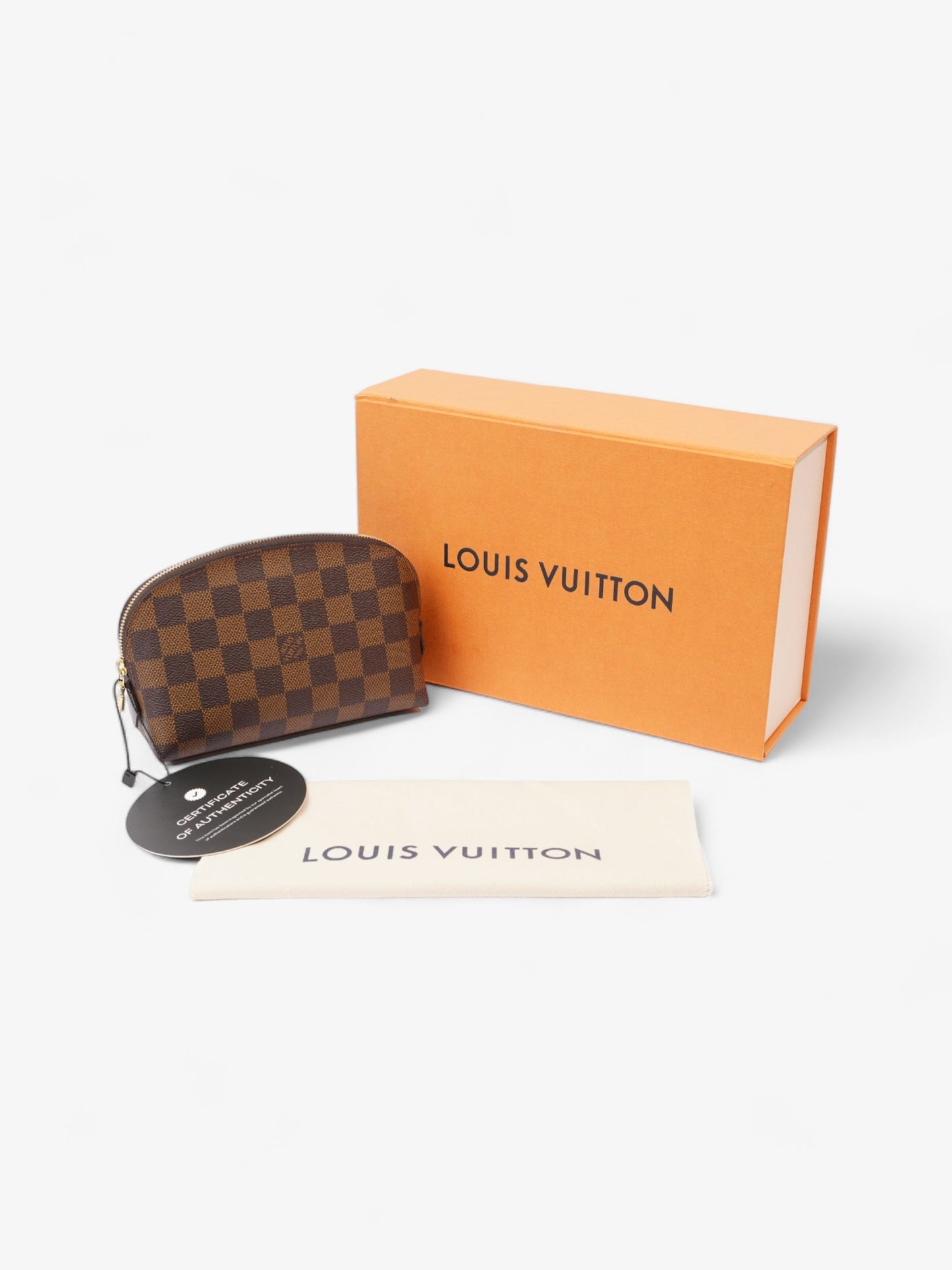 Louis Vuitton Cosmetic Pouch Damier Ebene Canvas PM
