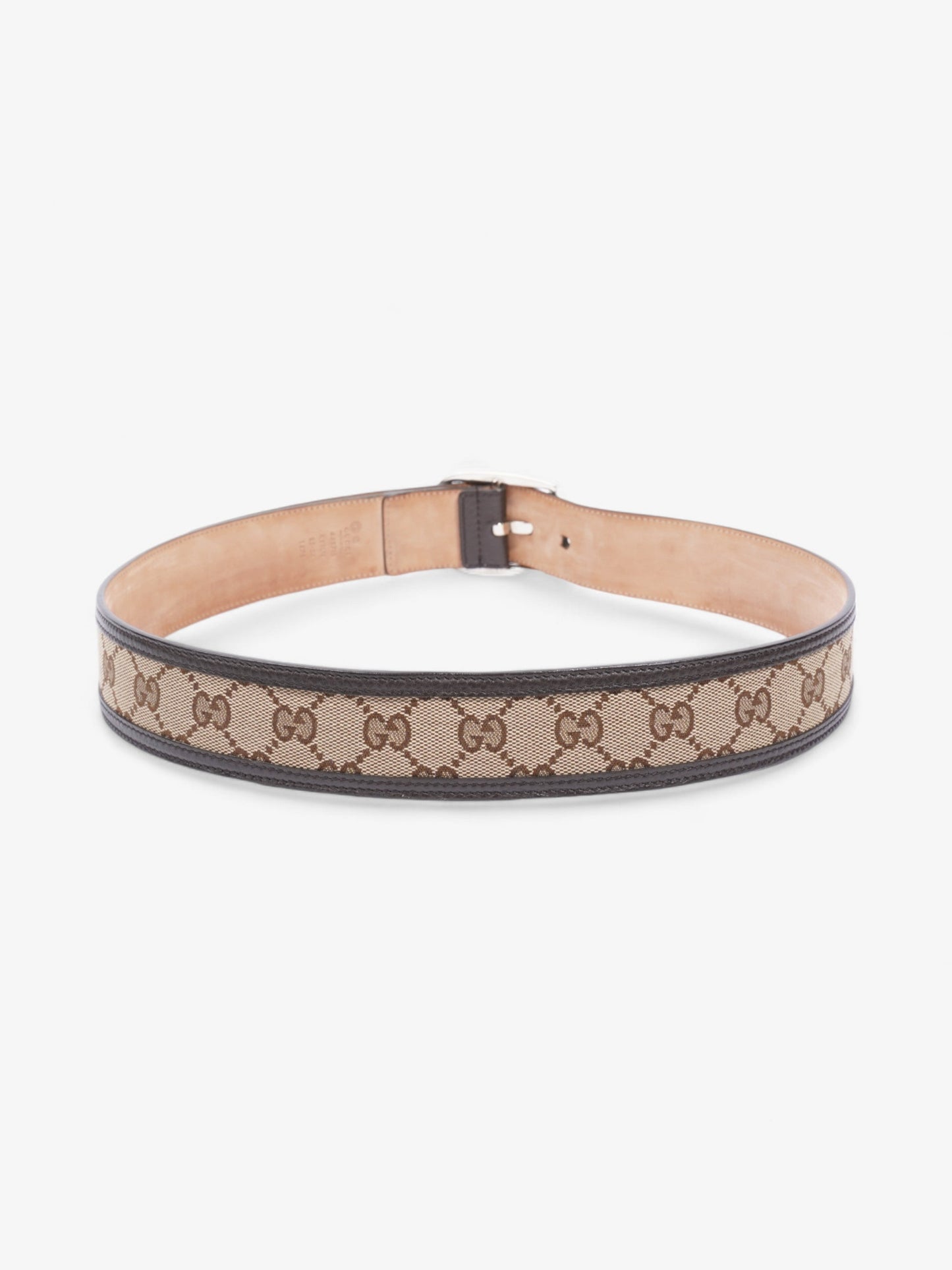Gucci GG Belt GG Supreme / Brown / Beige Canvas 85cm / 34"