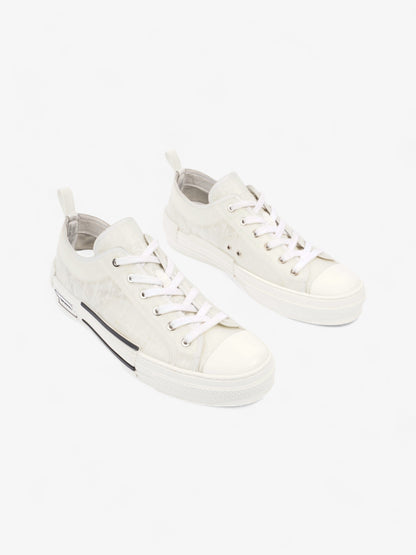 Christian Dior B23 Low Top Sneaker White Canvas EU 44 UK 10