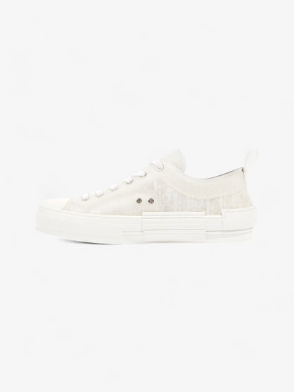 Christian Dior B23 Low Top Sneaker White Canvas EU 44 UK 10