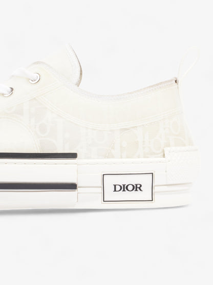 Christian Dior B23 Low Top Sneaker White Canvas EU 44 UK 10