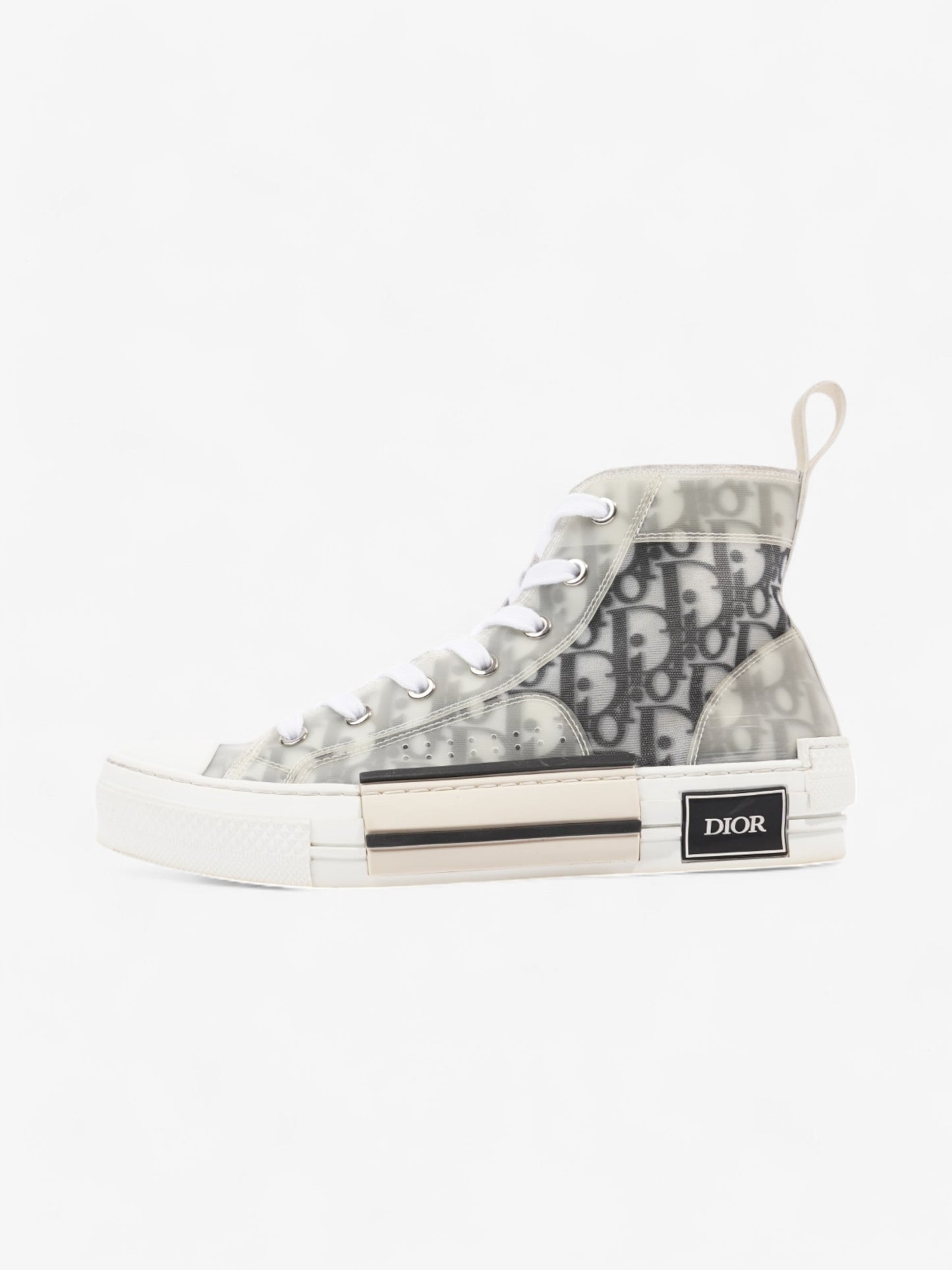 Christian Dior B23 High-tops Grey Oblique  / White Mesh EU 38 UK 5